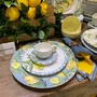 Prato de Sobremesa Citron Amalfitana 6 Pçs - Alleanza