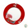Prato de Sobremesa Blushing Birds Vermelho - Pip Studio