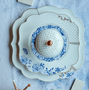 Prato de Sobremesa Flowers Royal White - Pip Studio