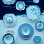 Prato de Sobremesa Flowers Royal White - Pip Studio