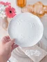 Prato de Sobremesa Porcelana New Bone Butterfly Flower - Lyor
