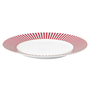 Prato de Sobremesa Stripes Rosa 21cm - Pip Studio