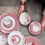 Prato de Sopa Stripes Rosa Pip Studio