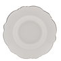 Prato Fundo Porcelana Maldivas Branco 6 Peças
