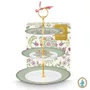 Prato P/ Doces 3 Andares Lily & Lotus Verde Claro - Pip Studio