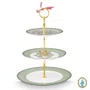 Prato P/ Doces 3 Andares Lily & Lotus Verde Claro - Pip Studio