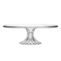Prato para Bolo de Cristal com Pe e Tampa Bird 30 Cm