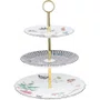 Prato para Doces 3 Andares Kaleidoscope 18,5cm - Tea Delight