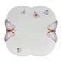 Prato Raso de Porcelana Borboleta 24 Cm 06 Unidades
