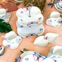 Prato Raso de Porcelana Borboleta 24 Cm 06 Unidades