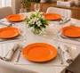 Prato Raso Mix And Match em Porcelana Laranja - L´hermitage