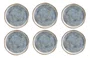 Prato Raso Oreon Blue 06 Pçs - Scalla