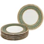 Prato Raso Turqueza Geo com Ouro - Scalla