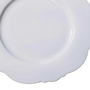 Prato de Sobremesa Porcelana Maldivas Branco 6 Peças 21cm