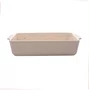 Refratario de Ceramica Mist Branco Matte 29cm X 17cm X 7cm