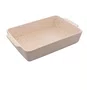 Refratario de Ceramica Mist Branco Matte 29cm X 17cm X 7cm