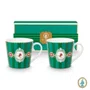 Set 2 Canecas Grandes Medallion Stripes Verde Esmeralda - Pip Studio