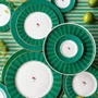 Set 2 Canecas Grandes Medallion Stripes Verde Esmeralda - Pip Studio