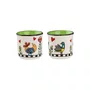 Set 2 Copos Espresso Nbc 90 Ml Verde Cocorico - Egan Italy