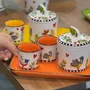 Set 2 Copos Espresso Nbc 90ml Laranja Cocorico - Egan Italy