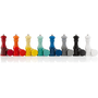 Set 2 Tampas de Silicone para Moedores Vermelho Le Creuset
