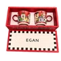 Set 2 Xícaras Espresso 90ml Vermelha Paese Mio - Egan Italy