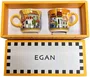 Set 2 Xícaras para Espresso 90ml Amarelo Paese Mio - Egan Italy