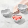 Set 4 Mini Bowls Coração Branco White - Le Creuset