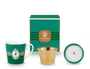 Set Caneca Chá 3 Peças Medallion Verde Esmeralda - Pip Studio