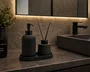 Set para Banheiros Soft Touch Sketch Cinza Ceramica