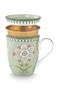 Set Caneca Chá 3 Peças Lily & Lotus Verde Claro - Pip Studio
