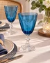 Taça Acrilico Base Transparente Azul 8,5x8,5x18cm - Entrecasa