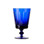 Taça de Cristal Lapidado Cidade Jardim Azul Escuro Und