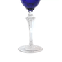 Taça de Cristal para Vinho Tinto 350ml Azul Escuro Selo Prata