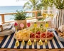 Talher Sobremesa Frutas 6 Pecas Dourado - Tuut