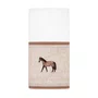 Toalha de Lavabo em Algodão com Bordado Localizado de Cavalo - Mameg