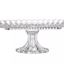 Travessa de Cristal com Pé Retangular Geneva 30cm X 16,5cm X 12cm - Wolff