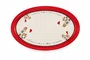 Travessa Oval 36 X 27 com Vermelho Le Casette - Egan