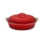 Travessa Oval com Tampa Heritage 36cm Vermelho Cerise - Le Creuset