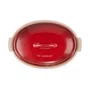Travessa Oval com Tampa Heritage 36cm Vermelho Cerise - Le Creuset
