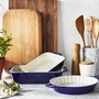 Travessa Retangular 27x20cm Azul Marinho - Staub