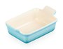Travessa Retangular Heritage Azul Caribe 32cm Le Creuset