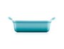 Travessa Retangular Heritage Azul Caribe 32cm Le Creuset