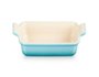 Travessa Retangular Heritage Azul Caribe 32cm Le Creuset