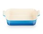 Travessa Retangular 32cm Azul Marseille Heritage Le Creuset