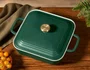 Travessa Quadrara com Tampa 2,9l Verde Foret - Le Creuset