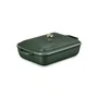Travessa Retangular com Tampa San Fran 30cm Verde Foret - Le Creuset