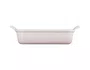 Travessa Retangular Heritag 32cm Shell Pink - Le Creuset