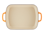 Travessa Retangular Signature Laranja 37cm - Le Creuset