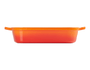 Travessa Retangular Signature Laranja 37cm - Le Creuset